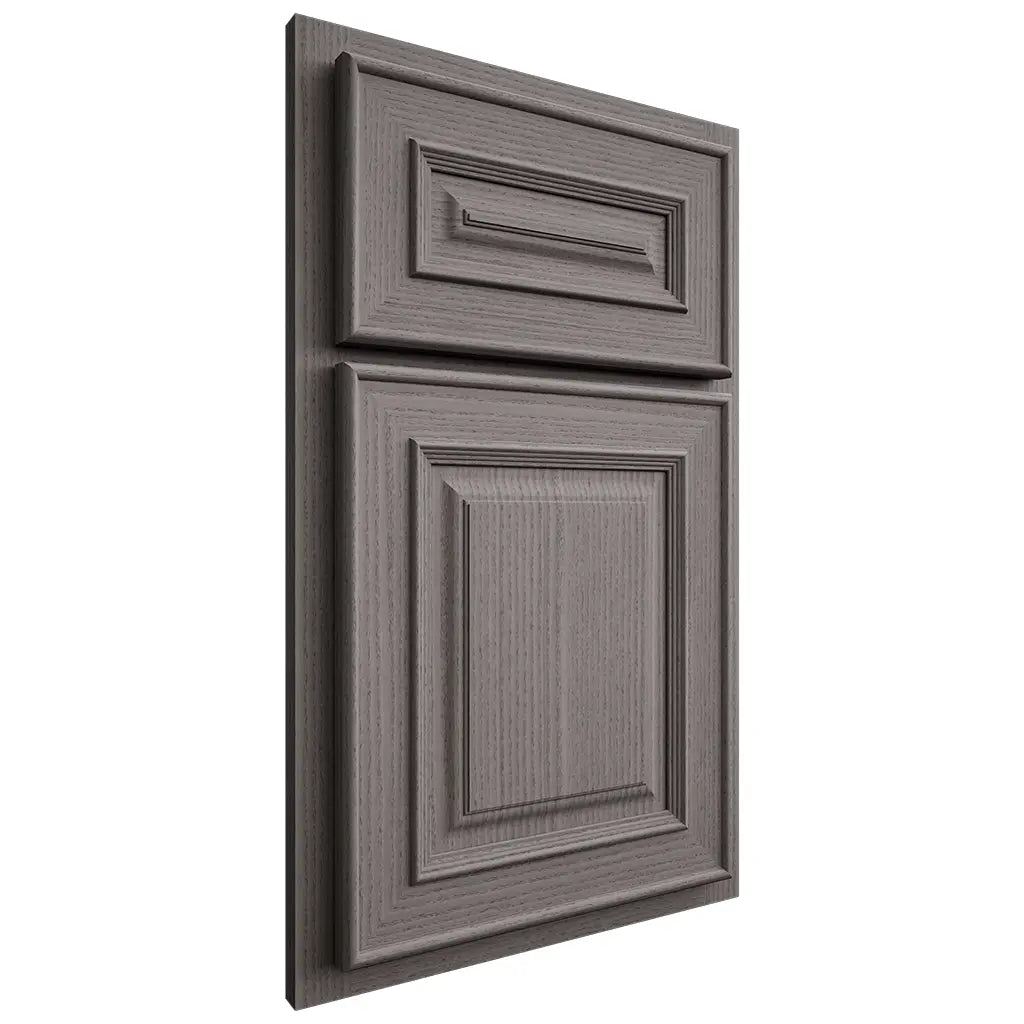 Shiloh Cabinetry Partial Overlay Portland White Oak Rift Cut Flagstone Door