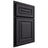 Shiloh Cabinetry Partial Overlay Portland White Oak Rift Cut Harbor Door