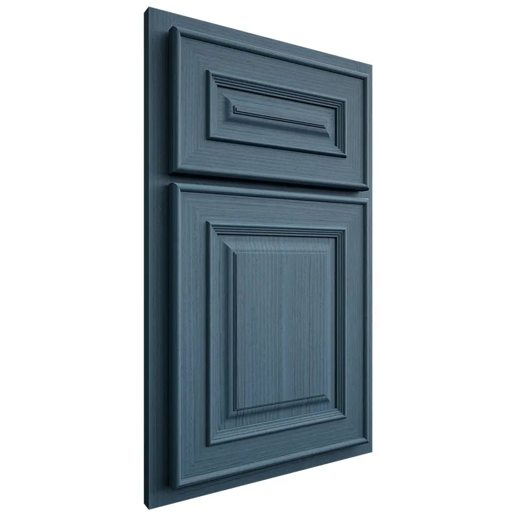 Shiloh Cabinetry Partial Overlay Portland White Oak Rift Cut Hudson Door