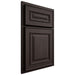 Shiloh Cabinetry Partial Overlay Portland White Oak Rift Cut Morel Door