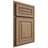 Shiloh Cabinetry Partial Overlay Portland White Oak Rift Cut Natural Door