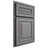 Shiloh Cabinetry Partial Overlay Portland White Oak Rift Cut Sterling Door
