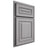 Shiloh Cabinetry Partial Overlay Portland White Oak Rift Cut Stratus Door