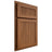 Shiloh Cabinetry Partial Overlay Reeded Malibu Cherry Plain Cut Coffee Door