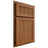 Shiloh Cabinetry Partial Overlay Reeded Malibu Hickory Plain Cut Chestnut Door