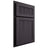 Shiloh Cabinetry Partial Overlay Reeded Malibu Hickory Plain Cut Harbor Door