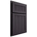 Shiloh Cabinetry Partial Overlay Reeded Malibu Hickory Plain Cut Harbor Door