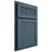 Shiloh Cabinetry Partial Overlay Reeded Malibu Hickory Plain Cut Hudson Door