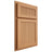 Shiloh Cabinetry Partial Overlay Reeded Malibu Maple Plain Cut Golden Door
