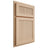 Shiloh Cabinetry Partial Overlay Reeded Malibu Maple Plain Cut Natural Door