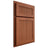 Shiloh Cabinetry Partial Overlay Reeded Malibu Maple Plain Cut Spice Door