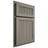 Shiloh Cabinetry Partial Overlay Reeded Malibu Maple Plain Cut Thyme Door