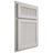 Shiloh Cabinetry Partial Overlay Reeded Malibu Paintable Beige Door