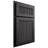 Shiloh Cabinetry Partial Overlay Reeded Malibu Paintable Iron Ore Door