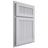 Shiloh Cabinetry Partial Overlay Reeded Malibu Paintable Upward Door