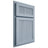 Shiloh Cabinetry Partial Overlay Reeded Malibu Poplar Plain Cut Sky Door