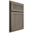 Shiloh Cabinetry Partial Overlay Reeded Malibu Poplar Plain Cut Sterling Door