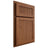 Shiloh Cabinetry Partial Overlay Reeded Malibu Red Oak Plain Cut Braun Door