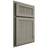 Shiloh Cabinetry Partial Overlay Reeded Malibu Red Oak Plain Cut Thyme Door