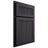 Shiloh Cabinetry Partial Overlay Reeded Malibu White Oak Plain Cut Harbor Door