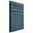 Shiloh Cabinetry Partial Overlay Reeded Malibu White Oak Plain Cut Hudson Door