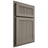 Shiloh Cabinetry Partial Overlay Reeded Malibu White Oak Plain Cut Thyme Door