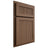 Shiloh Cabinetry Partial Overlay Reeded Malibu White Oak Quarter Sawn Autumn Door