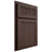 Shiloh Cabinetry Partial Overlay Reeded Malibu White Oak Quarter Sawn Dusk Door