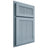 Shiloh Cabinetry Partial Overlay Reeded Malibu White Oak Quarter Sawn Sky Door