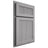 Shiloh Cabinetry Partial Overlay Reeded Malibu White Oak Quarter Sawn Stratus Door
