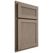 Shiloh Cabinetry Partial Overlay Reeded Malibu White Oak Rift Cut Almond Door