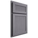 Shiloh Cabinetry Partial Overlay Reeded Malibu White Oak Rift Cut Cadet Door