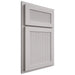 Shiloh Cabinetry Partial Overlay Reeded Malibu White Oak Rift Cut Cotton Door