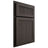 Shiloh Cabinetry Partial Overlay Reeded Malibu White Oak Rift Cut Creekside Door