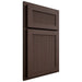 Shiloh Cabinetry Partial Overlay Reeded Malibu White Oak Rift Cut Dusk Door