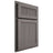 Shiloh Cabinetry Partial Overlay Reeded Malibu White Oak Rift Cut Flagstone Door