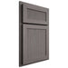 Shiloh Cabinetry Partial Overlay Reeded Malibu White Oak Rift Cut Flagstone Door