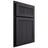 Shiloh Cabinetry Partial Overlay Reeded Malibu White Oak Rift Cut Harbor Door