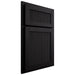 Shiloh Cabinetry Partial Overlay Reeded Malibu White Oak Rift Cut Ink Door