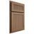Shiloh Cabinetry Partial Overlay Reeded Malibu White Oak Rift Cut Medium Door