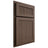 Shiloh Cabinetry Partial Overlay Reeded Malibu White Oak Rift Cut Mineral Door