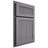 Shiloh Cabinetry Partial Overlay Reeded Malibu White Oak Rift Cut Sterling Door