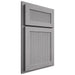Shiloh Cabinetry Partial Overlay Reeded Malibu White Oak Rift Cut Stratus Door