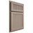 Shiloh Cabinetry Partial Overlay Reeded Malibu White Oak Rift Cut Whitewash Door