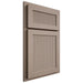 Shiloh Cabinetry Partial Overlay Reeded Malibu White Oak Rift Cut Whitewash Door