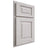 Shiloh Cabinetry Partial Overlay Richmond Alder Plain Cut Cotton Door