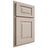 Shiloh Cabinetry Partial Overlay Richmond Alder Plain Cut White Sands Door