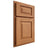 Shiloh Cabinetry Partial Overlay Richmond Cherry Plain Cut Medium Door