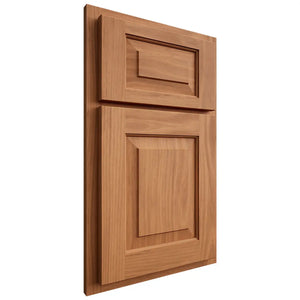 Shiloh Cabinetry Partial Overlay Richmond Cherry Plain Cut Medium Door