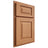 Shiloh Cabinetry Partial Overlay Richmond Cherry Plain Cut Natural Door